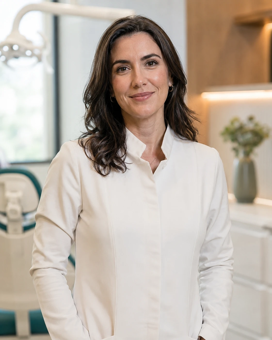 Retrato da Dra. Elisa Vellaro, diretora clínica da Vellaro Odontologia Integrada